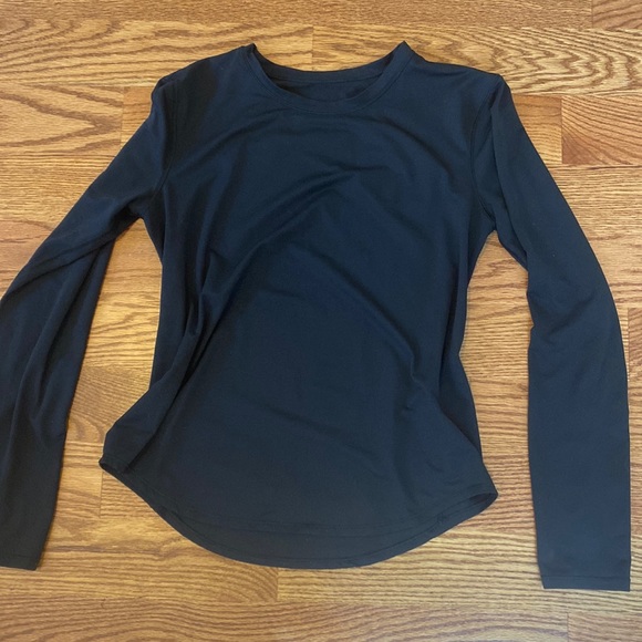 LULULEMON Black Long Sleeve Shirt - Picture 1 of 2